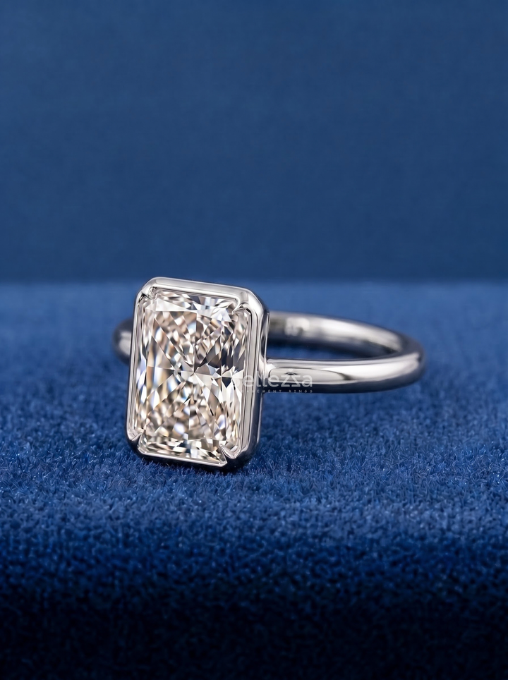 2.50CT Modern Radiant Diamond Engagement Ring For Her
