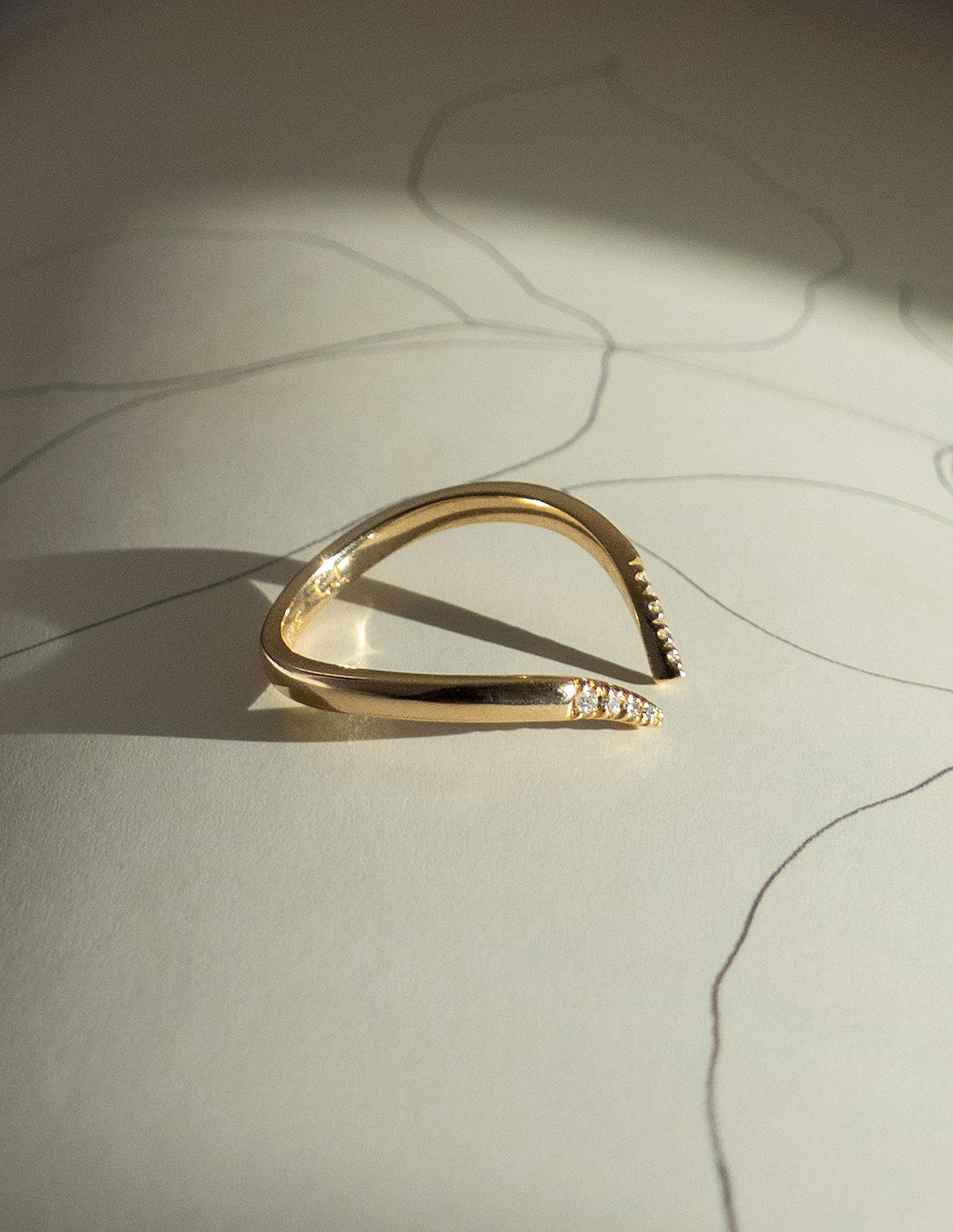 0.20 TCW Round Lab Grown Diamond Open Pave Wedding Band