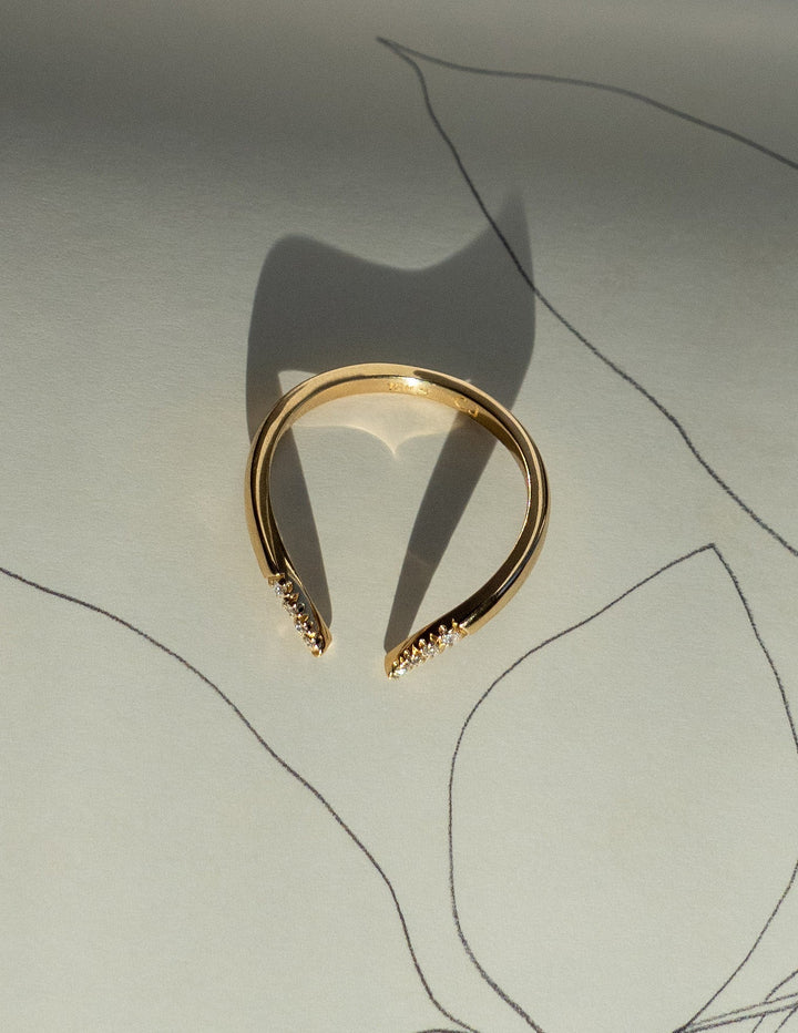 0.20 TCW Round Lab Grown Diamond Open Pave Wedding Band