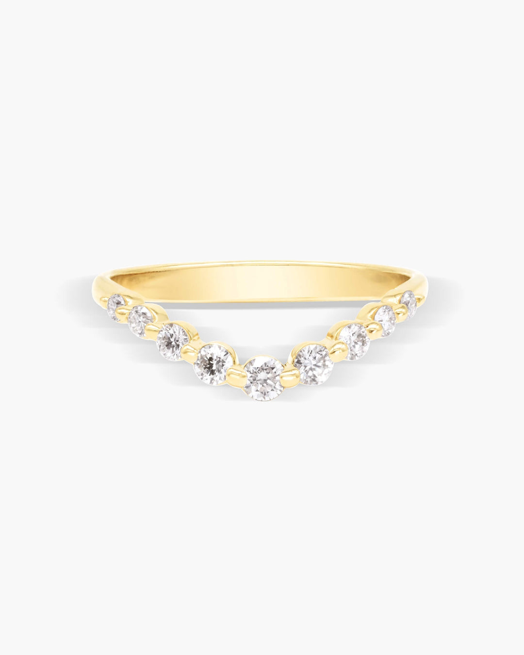 0.26 CT Round EF-VVS Diamond Swirl Wedding Band