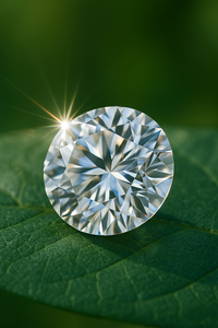 IGI certified round lab grown loose diamond nu Bellezza Engagement rings