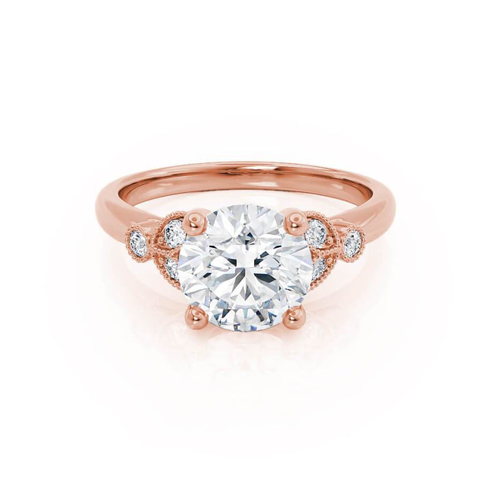 round-shaped-moissanite-cluster-style-engagement-ring-2