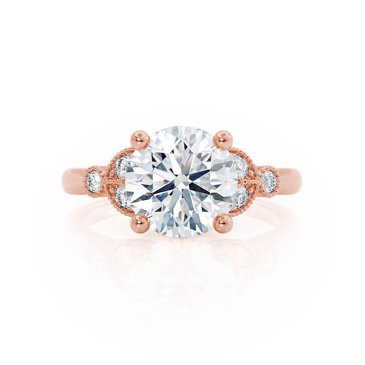 round-shaped-moissanite-cluster-style-engagement-ring-2