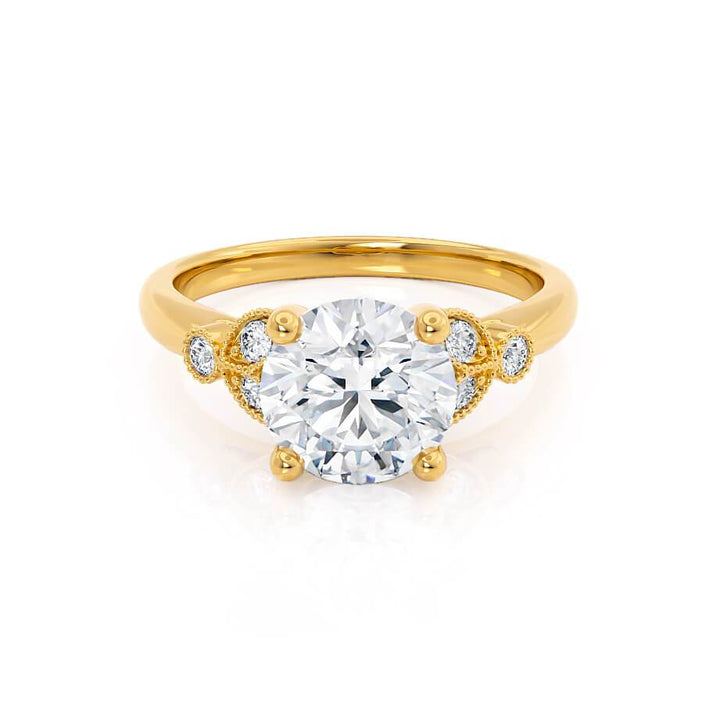round-shaped-moissanite-cluster-style-engagement-ring