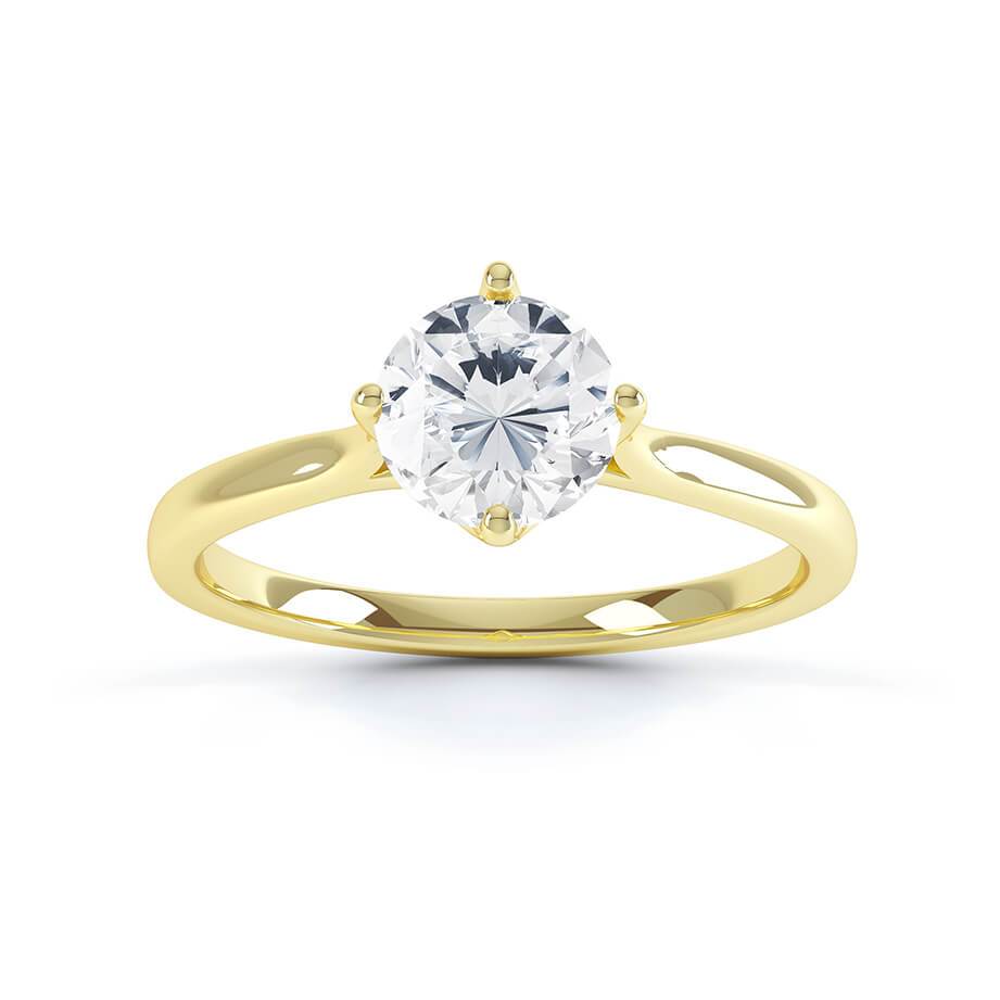 round-shaped-moissanite-solitaire-engagement-ring-8