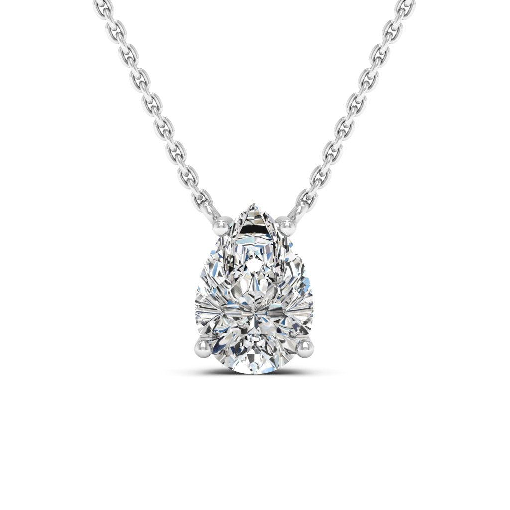 Pear Cut Diamond Moissanite Colleen Necklace For Women