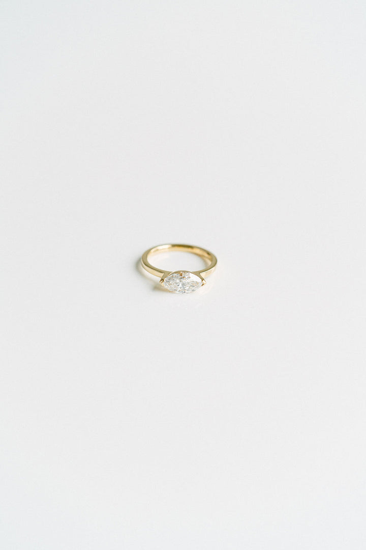 1.50 - 3.50 CT Marquise  Lab Grown Diamond Solitaire Engagement Ring
