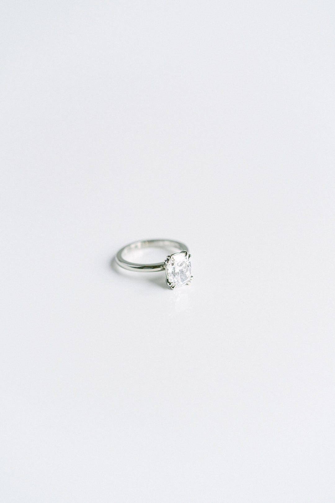 1.50 - 3.50 CT Elongated Cushion  Lab Grown Diamond Solitaire Engagement Ring