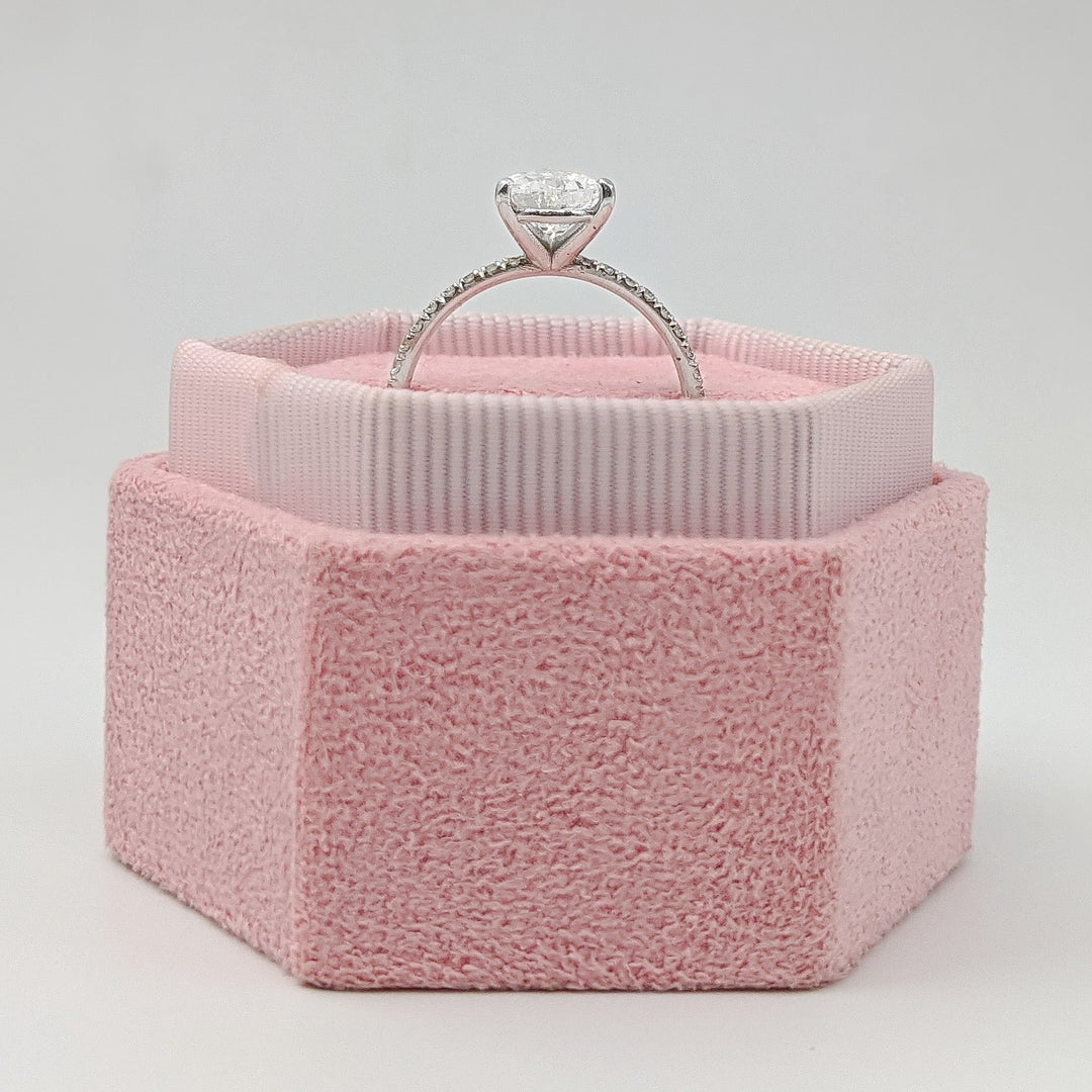 1.70 - 3.50 CT Pear Diamond Pave Style Engagement Ring