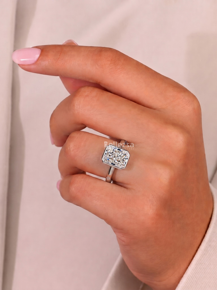 2.50CT Modern Radiant Diamond Engagement Ring For Her