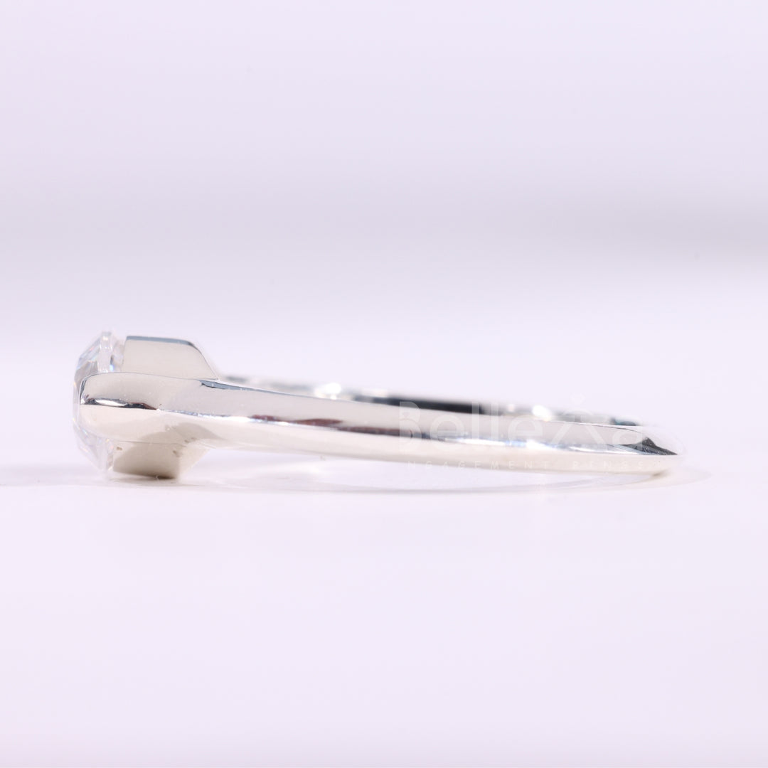 1.50CT East-West Marquise Cut Solitaire Engagement Ring