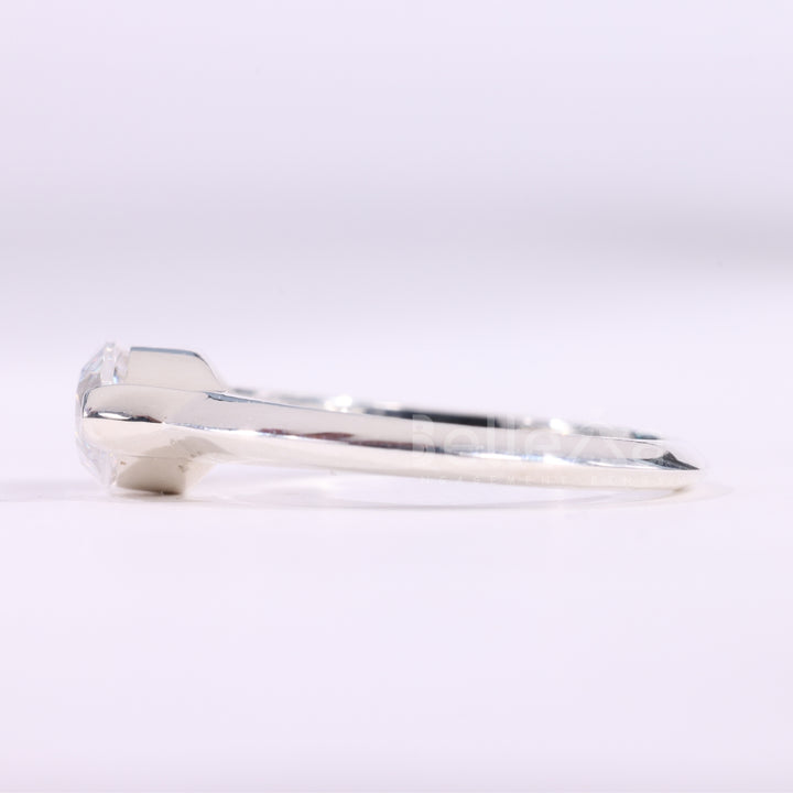 1.50CT East-West Marquise Cut Solitaire Engagement Ring