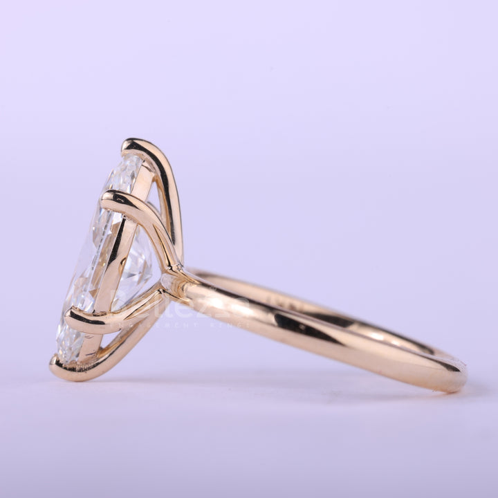 2.50CT Marquise Cut Diamond Solitaire Moissanite Engagement Ring