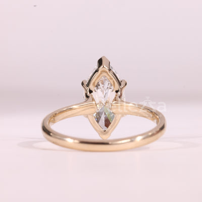 1.50CT Marquise Cut Solitaire Moissanite Engagement Ring