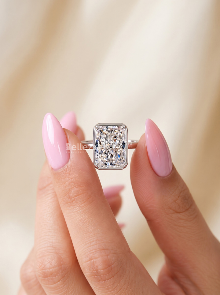 2.50CT Modern Radiant Diamond Engagement Ring For Her