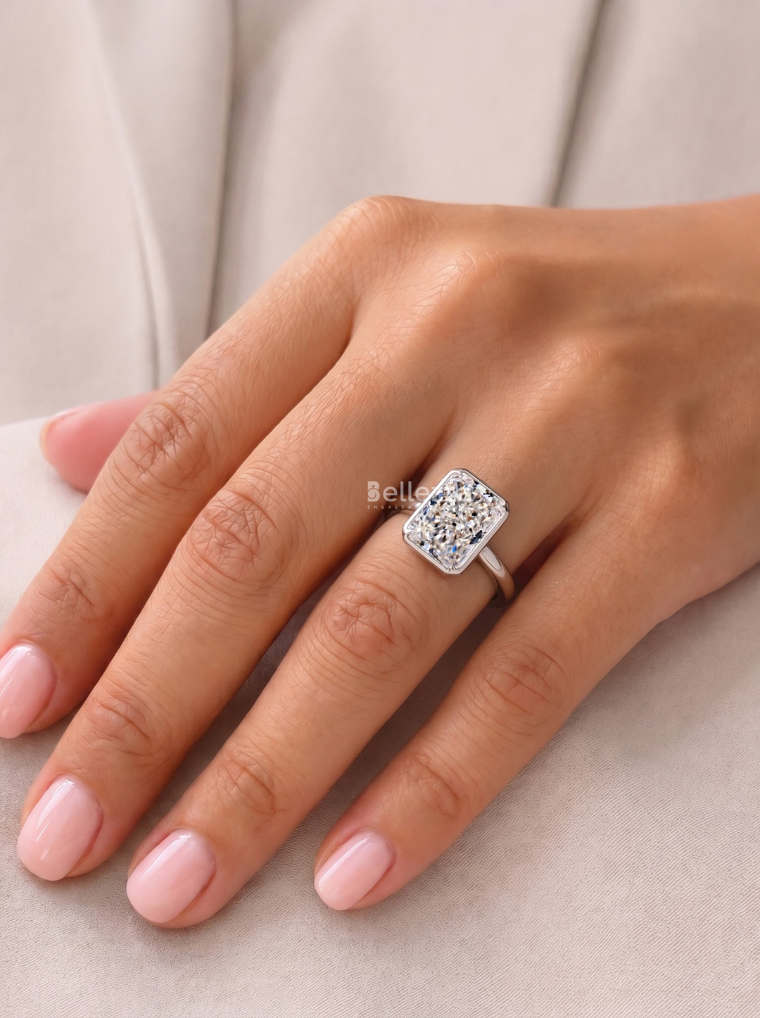 2.50CT Modern Radiant Diamond Engagement Ring For Her