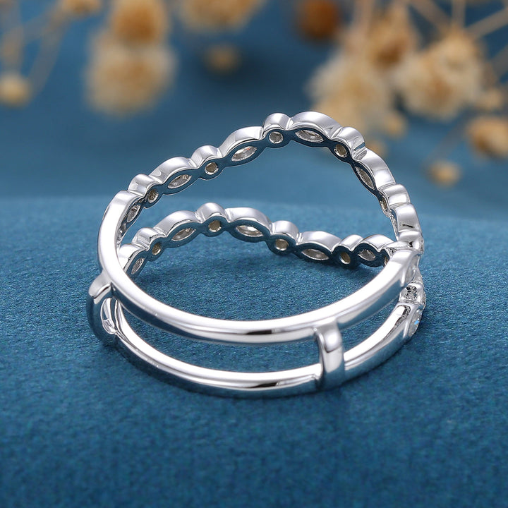 3-60-ct-round-marquise-shaped-moissanite-unique-wedding-band