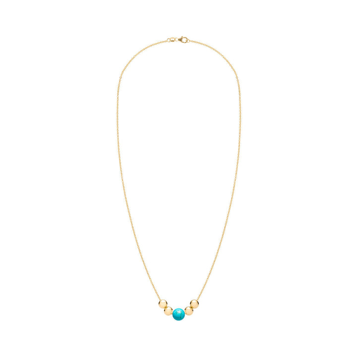 1.0CT Round Cut Topaz Moissanite December Birthstone Necklace