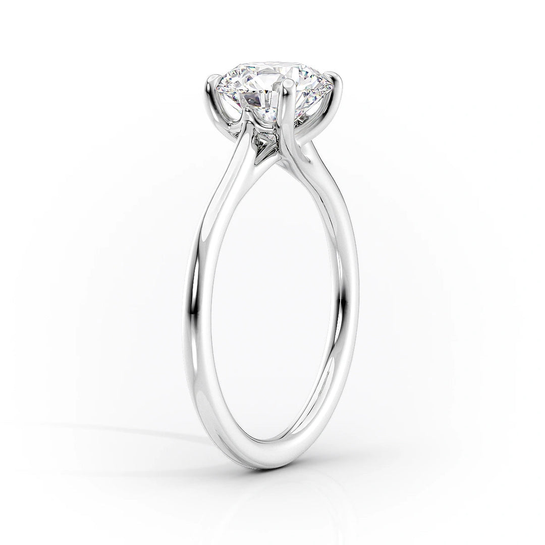 1.50-3.50  CT Pear  Lab Grown Diamond Solitaire Engagement Ring