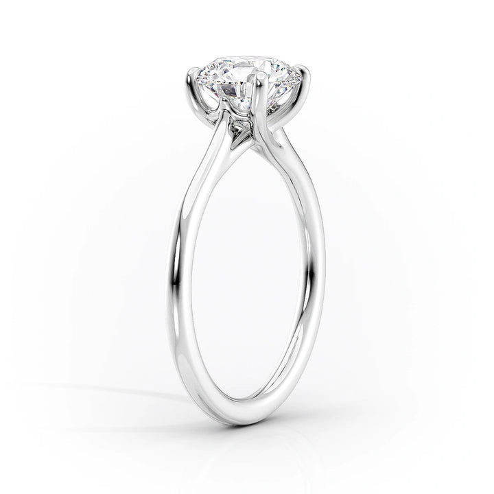 1.50-3.50  CT Pear  Lab Grown Diamond Solitaire Engagement Ring