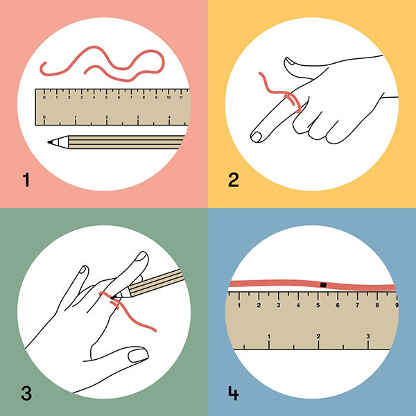 Ring Size Chart String Method In How to Find Your Ring Size | Ring Size Guide | Bellezza – Bellezza ...