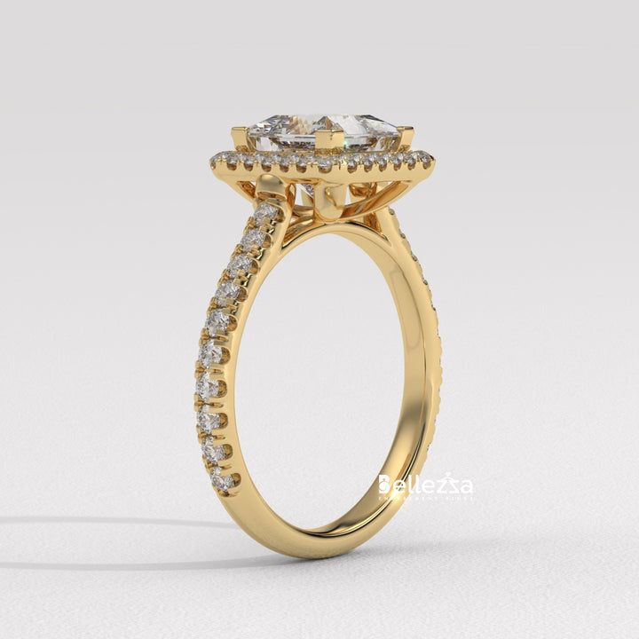 pavé setting ring for her, pavé side stone ring, custom pavé setting ring, pavé three stone engagement ring, classic pavé diamond ring, modern pavé setting ring, petite pavé engagement ring, pavé twist band ring, hidden halo pavé ring, micro pavé diamond ring, French pavé setting ring