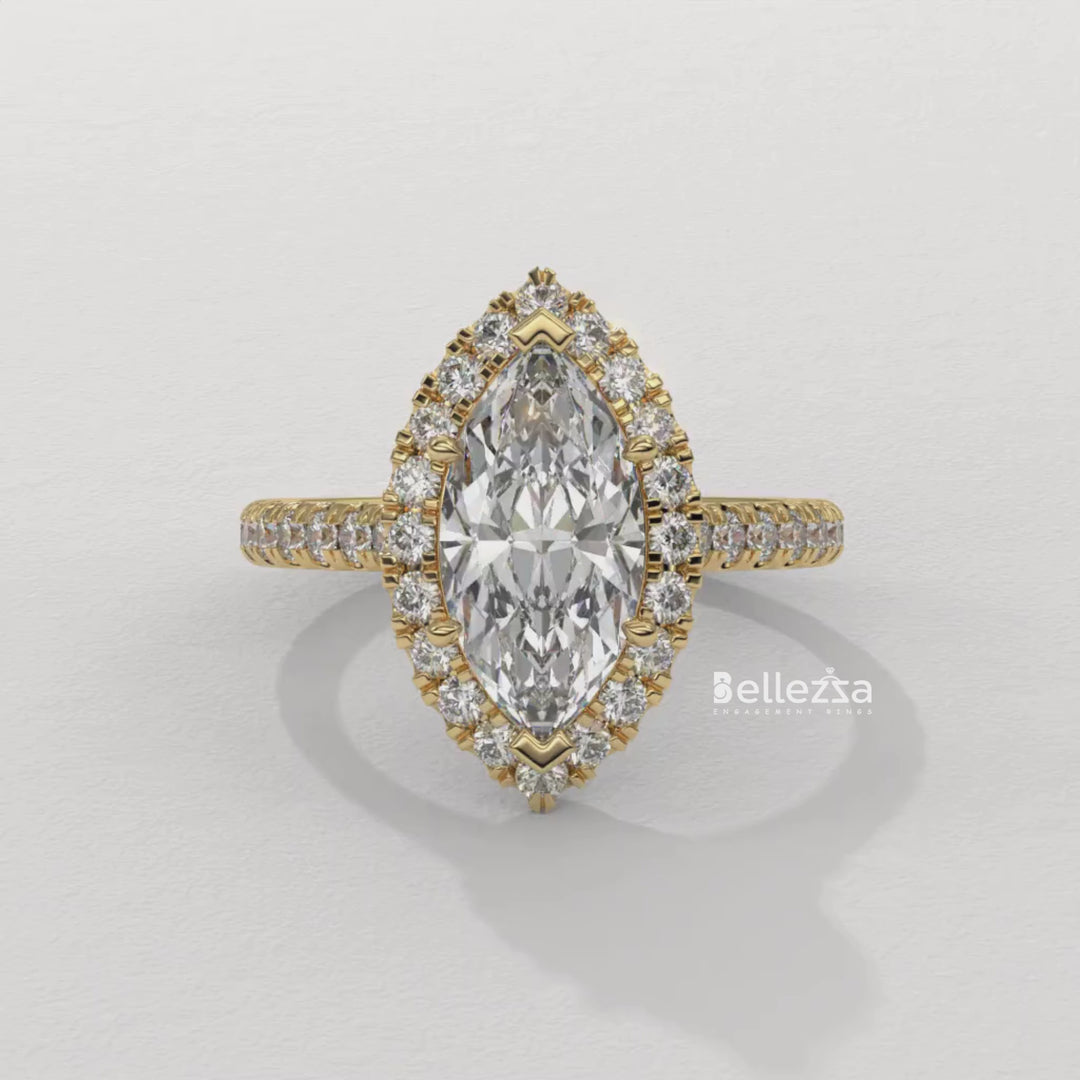 marquise diamond ring setting