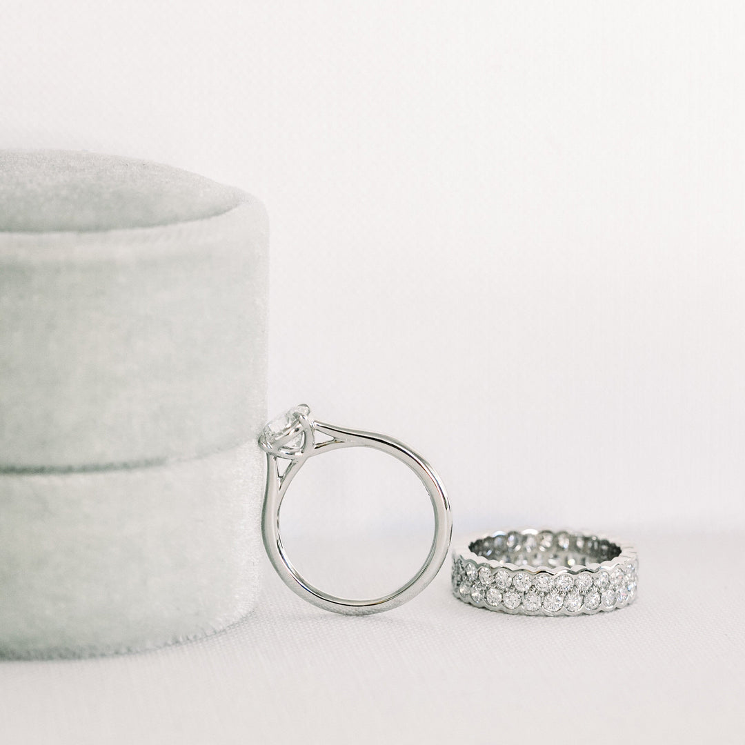 2.75ct Round Brilliant Cut Diamond 14K Gold Engagement Ring