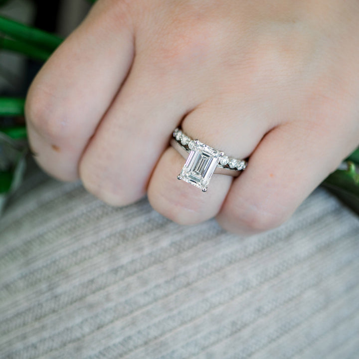 1.75ct Emerald Cut Diamond 14K Gold Engagement Ring