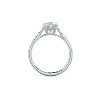 1.75ct Oval Cut Solitaire Moissanite 14K Gold Engagement Ring