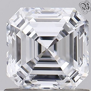 1.01CT Asscher Cut Lab-Grown Diamond