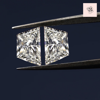 0.20CT Trapezoid Brilliant Cut Lab-Grown Diamond Pair