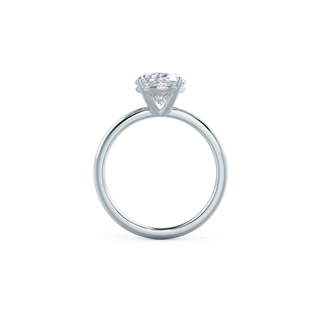 2.0ct Oval Cut Solitaire Diamond 14K Gold Engagement Ring