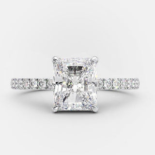 1.50ct Radiant Cut Diamond 14K Gold Engagement Ring