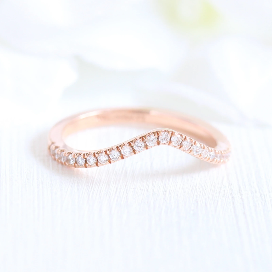 1.50ct Oval Cut Moissanite Halo Engagement Ring With Curved Wedding Band