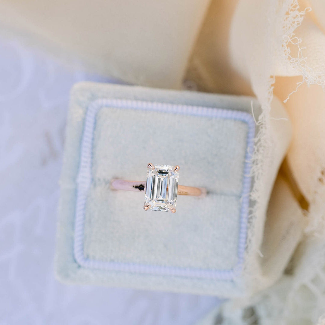 1.75ct Emerald Cut Diamond 14K Gold Engagement Ring