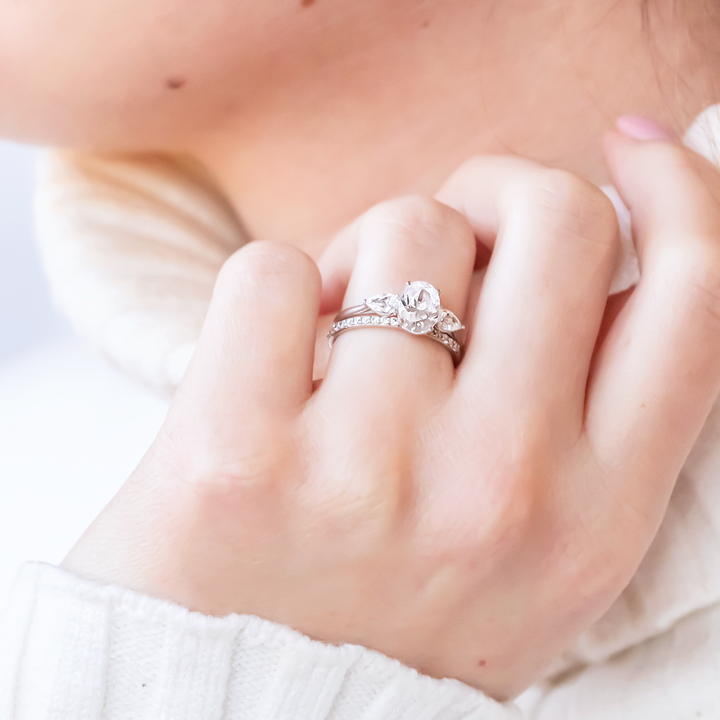 Round Brilliant Cut Full Eternity Wedding Band