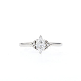 1.2ct Oval Moissanite Vintage Solitaire Diamond Engagement Ring