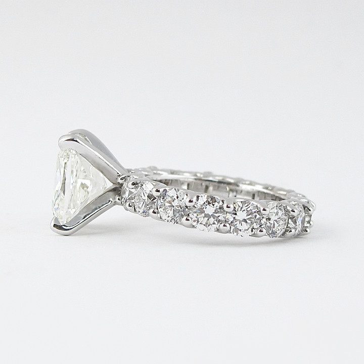 1.50CT Elongated Cushion Cut Moissanite Solitaire Engagement Ring