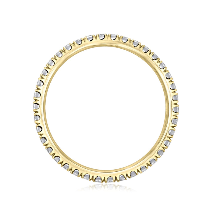 Round Brilliant Cut Full Eternity Wedding Band