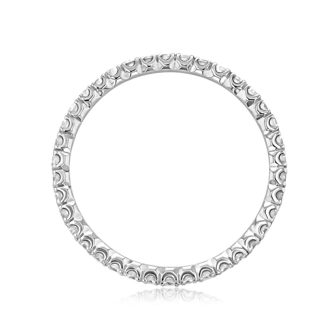 Round Brilliant Cut Full Eternity Wedding Band