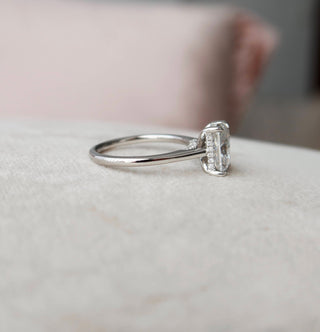 3 CT Oval Cut Halo  Moissanite Diamond Engagement Ring