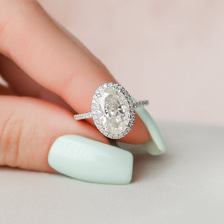 2.50CT Cushion Cut Moissanite Diamond Engagement Ring