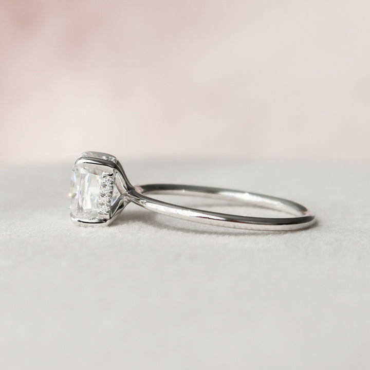 3 CT Cushion Cut Moissanite Wedding Ring