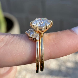 2.50CT Round Diamond Solitaire Moissanite Engagement Ring